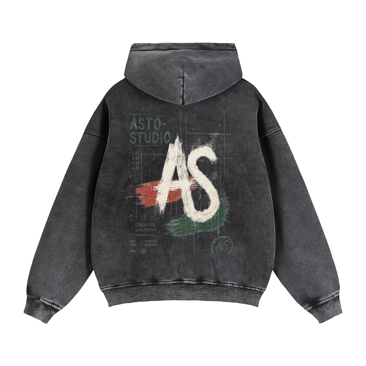 ASTO 'Static' Zip Hoodie