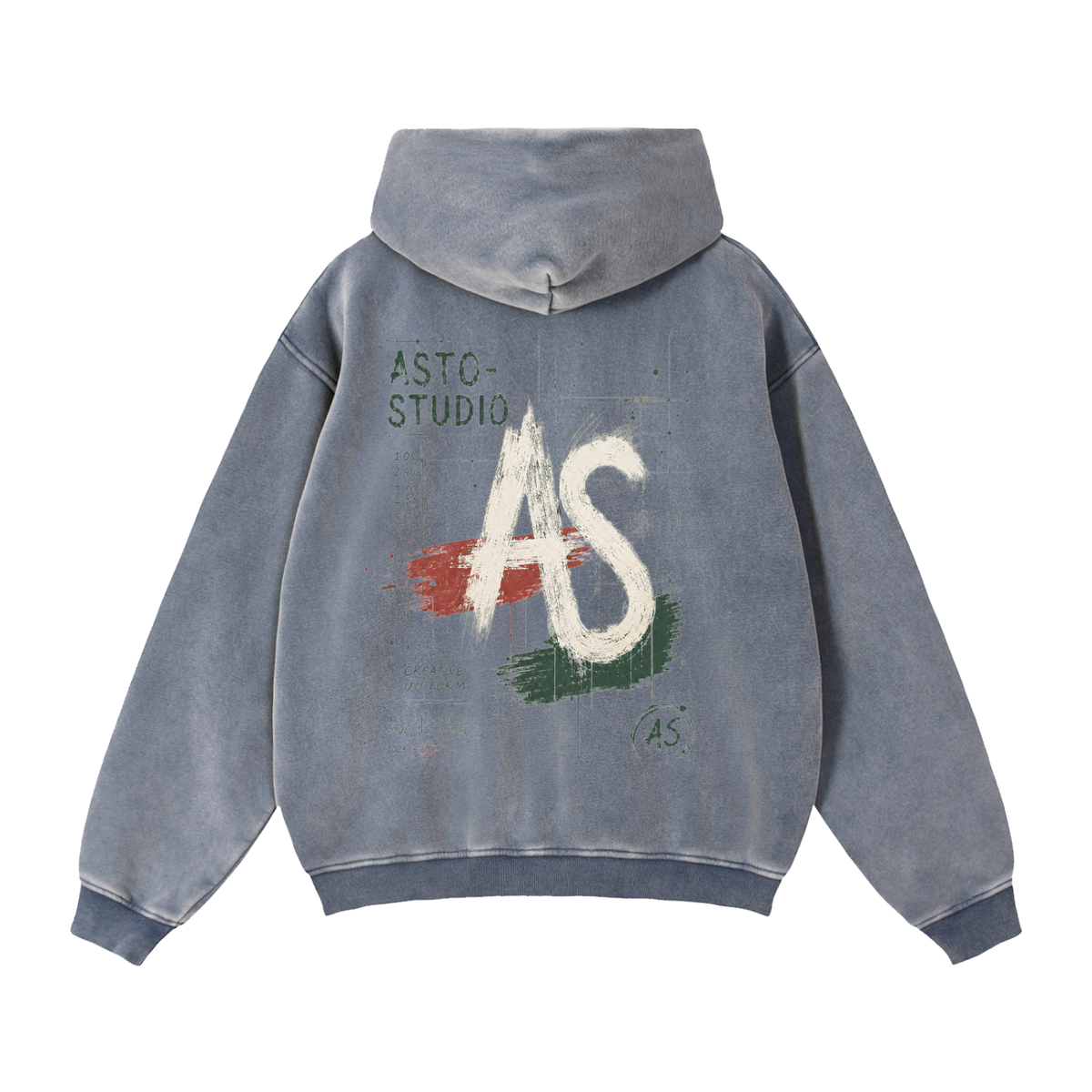 ASTO 'Static' Zip Hoodie