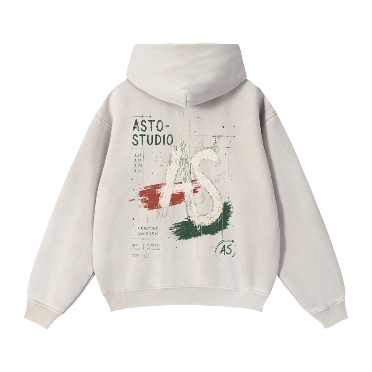 ASTO 'Static' Zip Hoodie