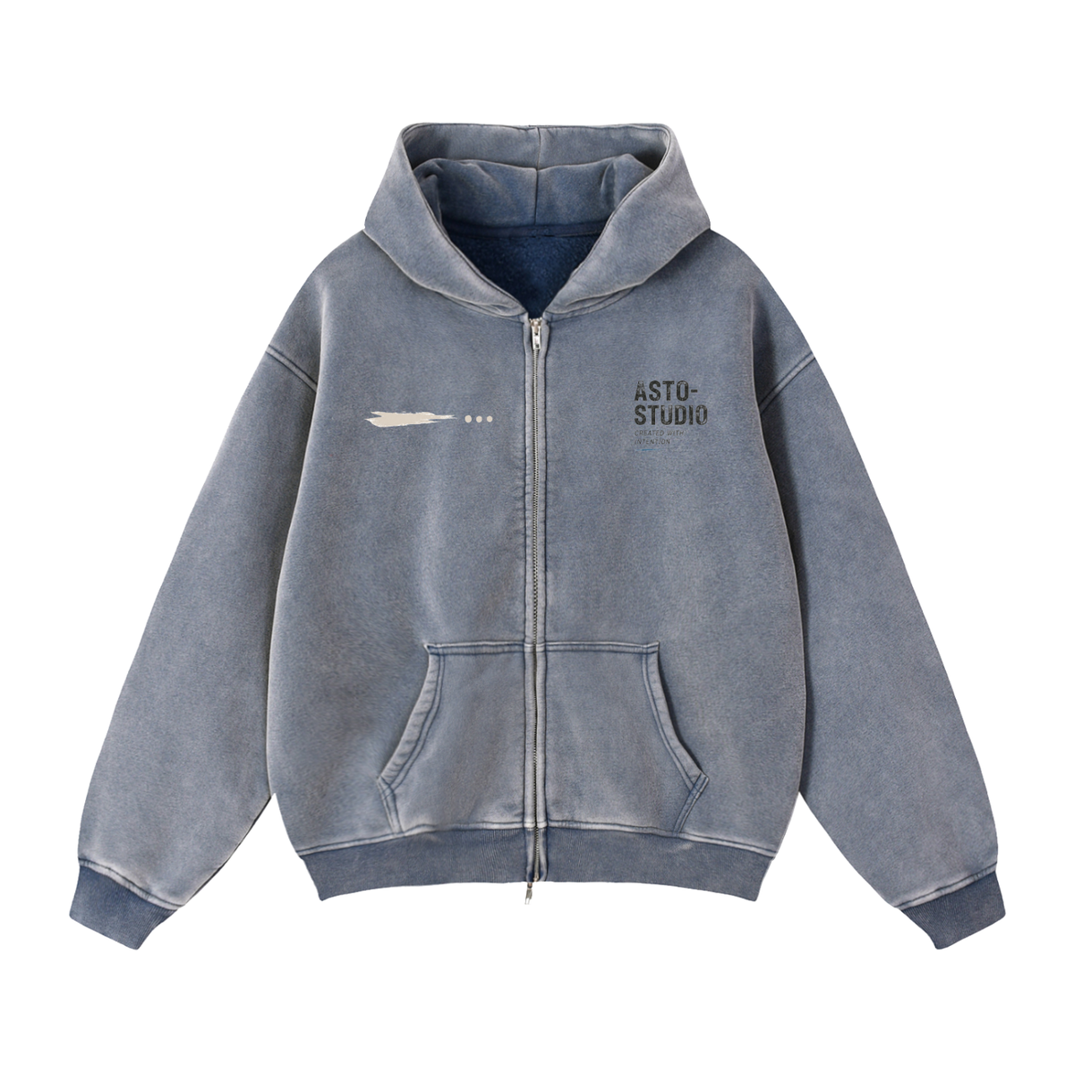 ASTO 'Static' Zip Hoodie