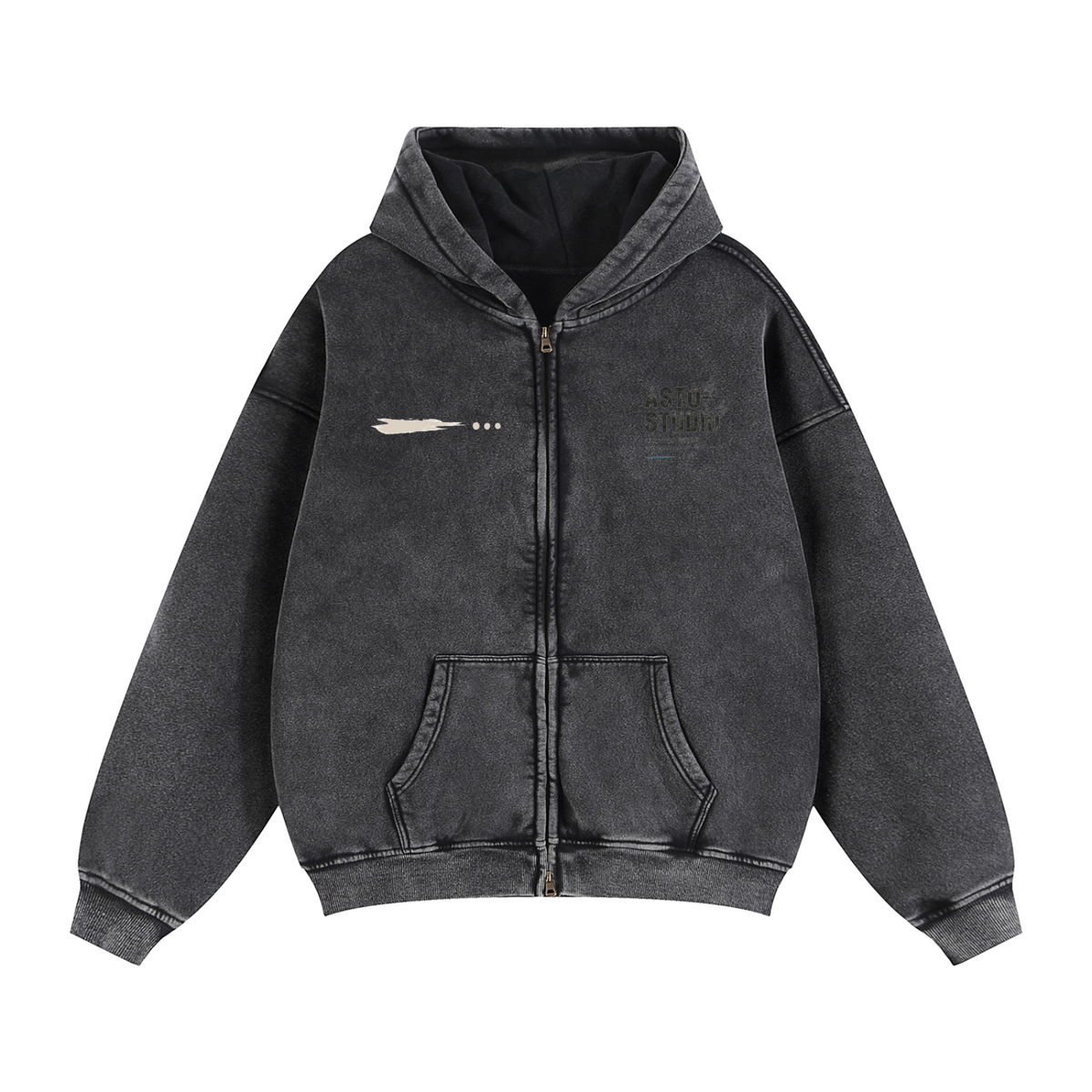 ASTO 'Static' Zip Hoodie
